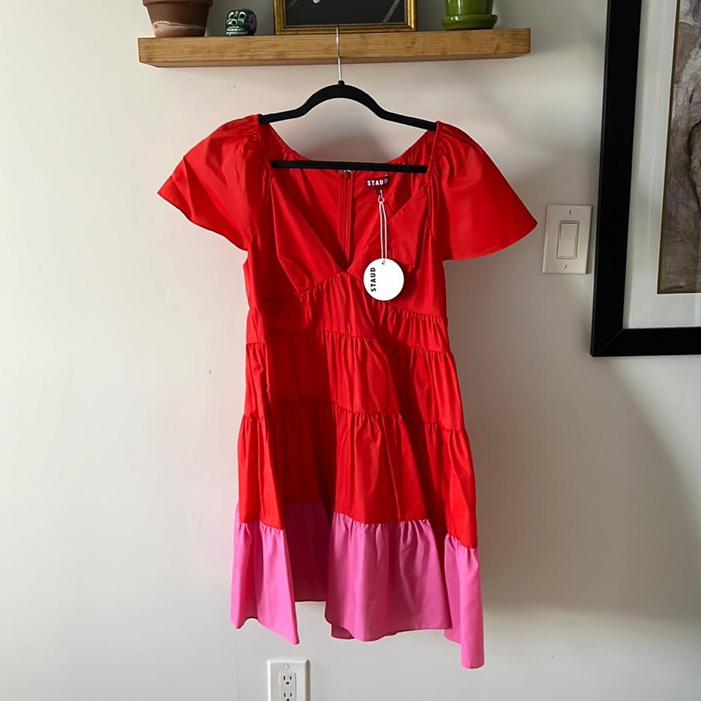 STAUD CORSICA MINI DRESS